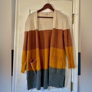 🧡 Kent Colorblock Cardigan Sweater in Coziest Yarn 🧡